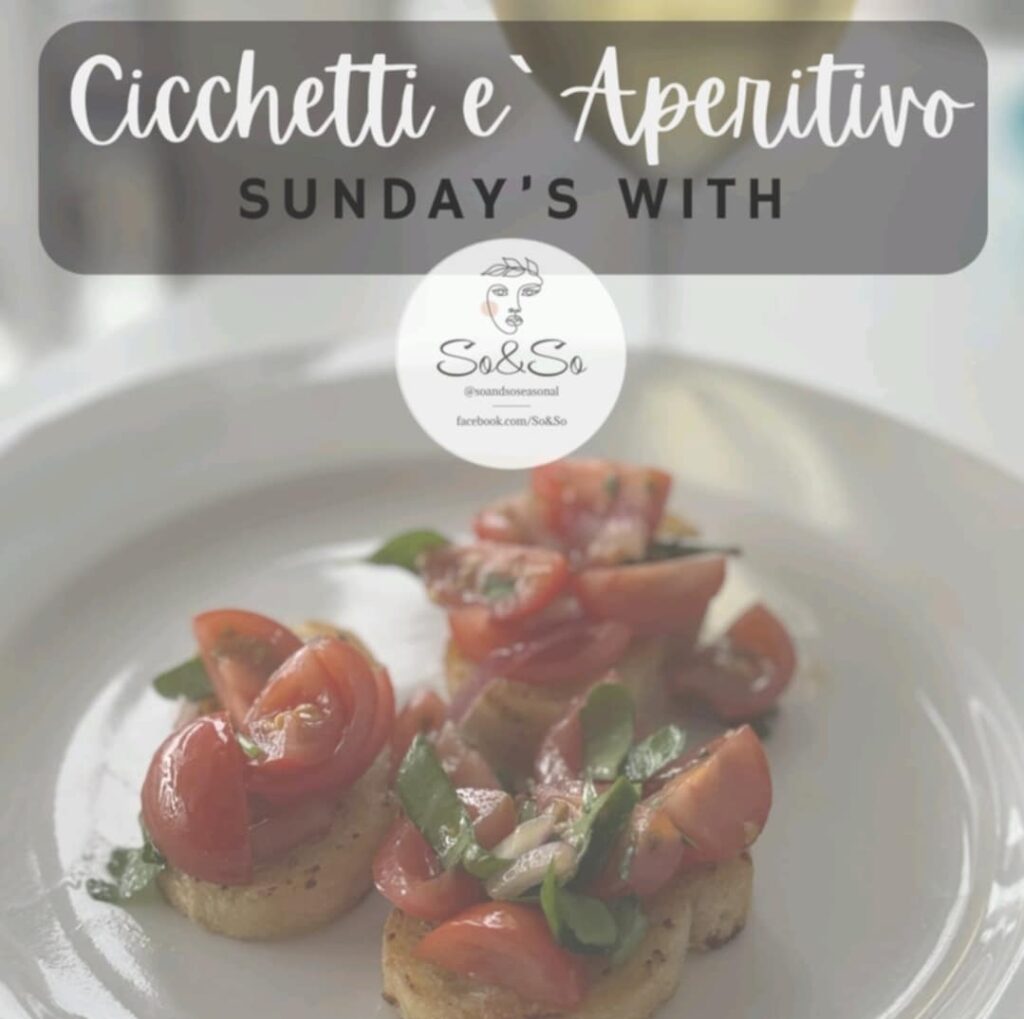 Cicchetti e’ Aperitivo Sundays