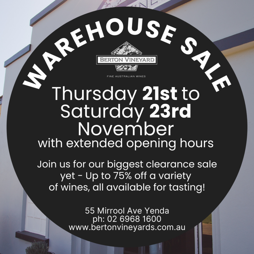 Warehouse Sale @ Berton’s