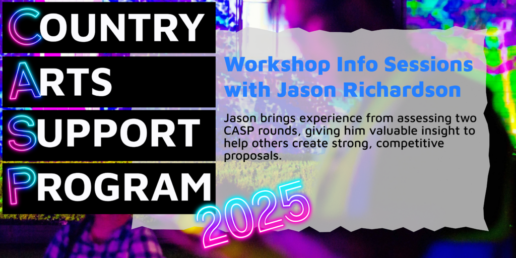 Country Arts Support Program (CASP) Griffith workshop with Jason Richardson