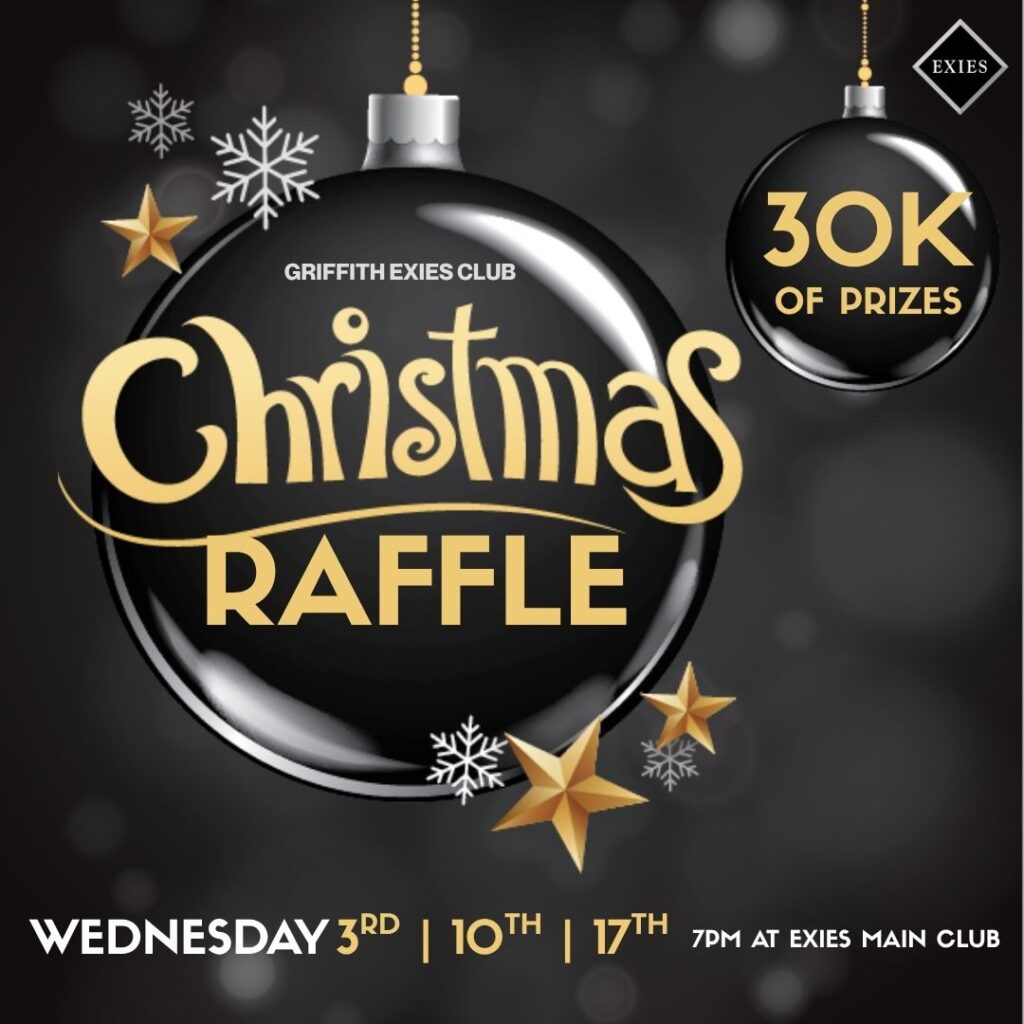 EXIES MAJOR CHRISTMAS RAFFLE