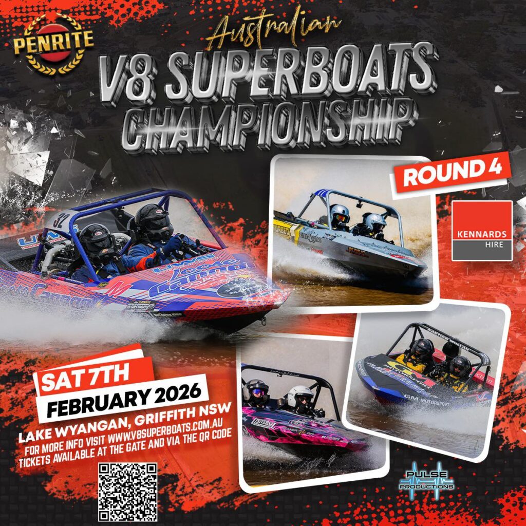 V8 Superboats at Griffith Boat Club