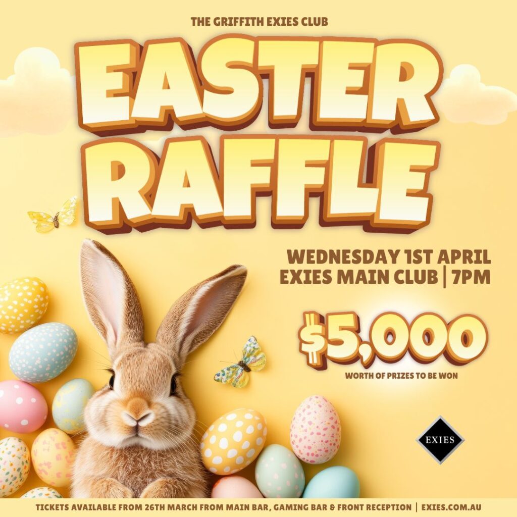 EXIES MAJOR EASTER RAFFLE!