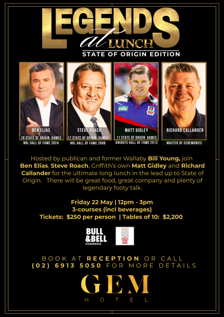 Legends at Lunch – State of Origin Edition