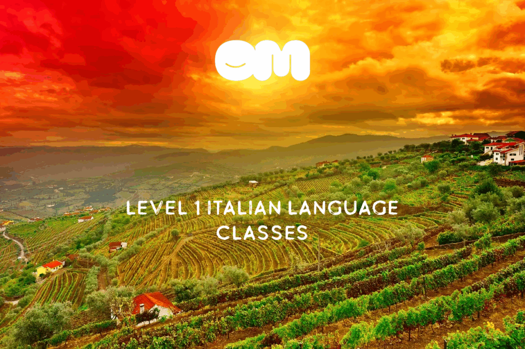 LEVEL 1 ITALIAN LANGUAGE CLASSES – TOURIST IN ITALY (4 weeks)