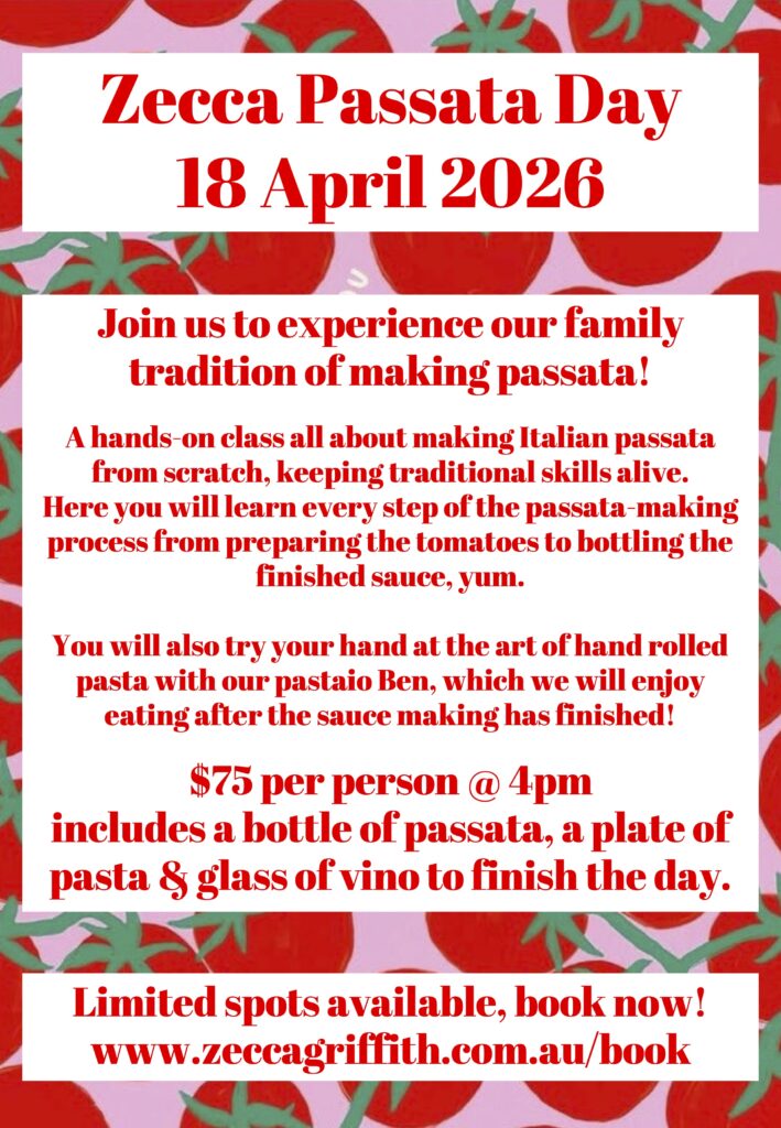 Zecca Handmade Italian Passata Day 2026