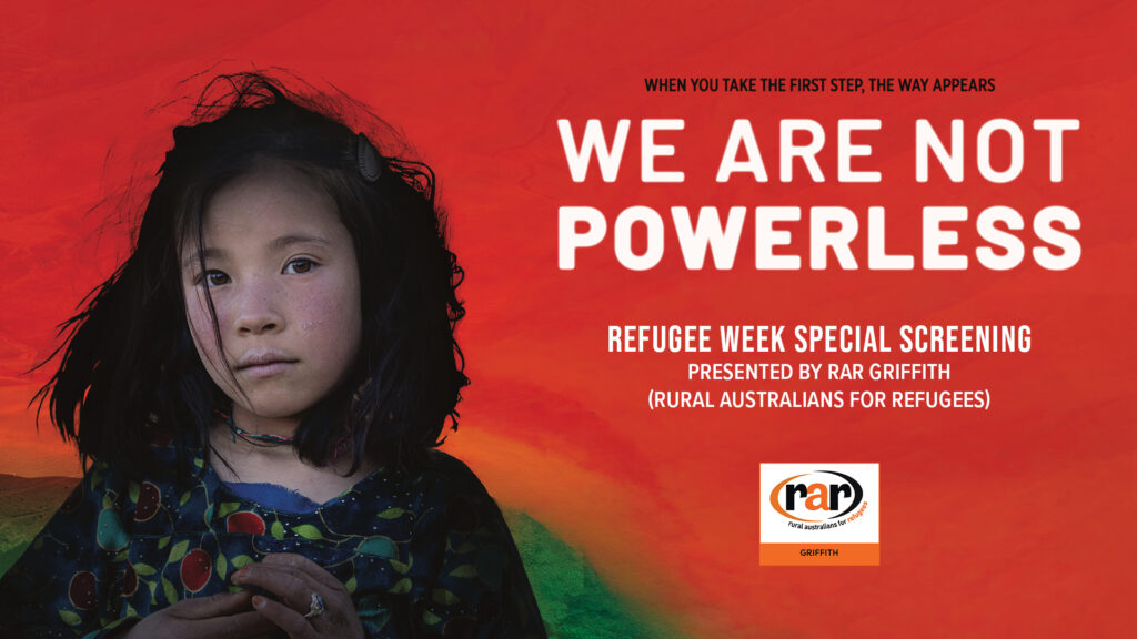 RAR Griffith presents We Are Not Powerless