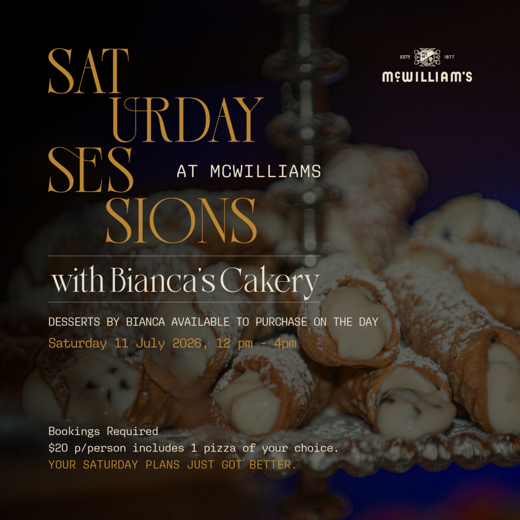 McWilliam’s Saturday Sessions x Bianca’s Cakery