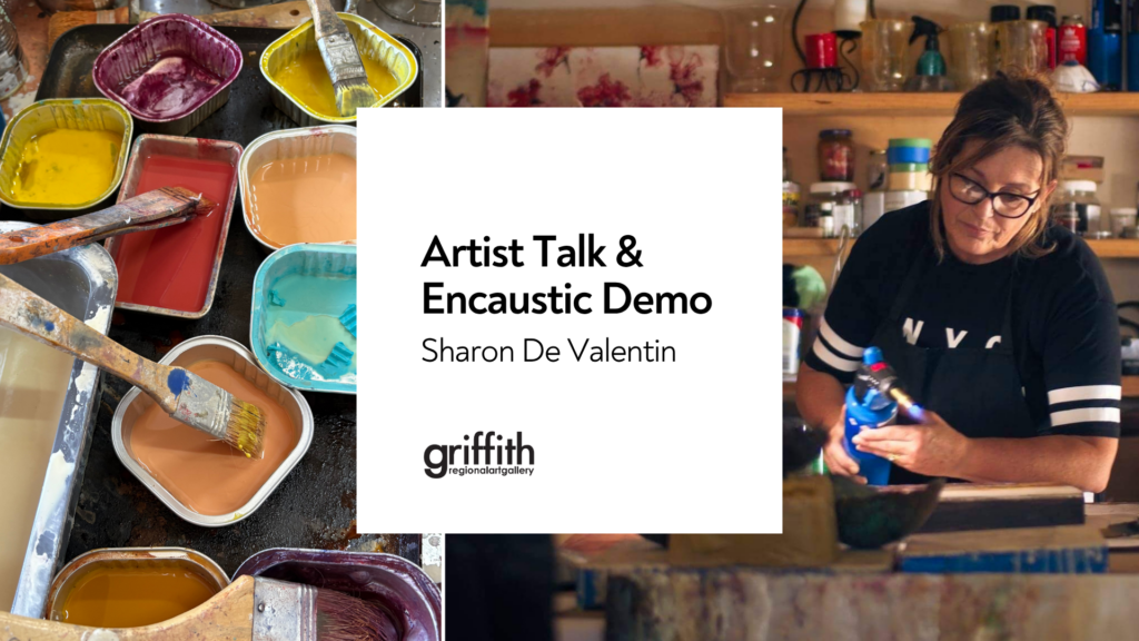Artist Talk and Encaustic Demo with Sharon De Valentin